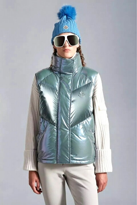 楽天市場】【中古】MONCLER モンクレール 22AW ダウンジレ ロゴ ダウン 
