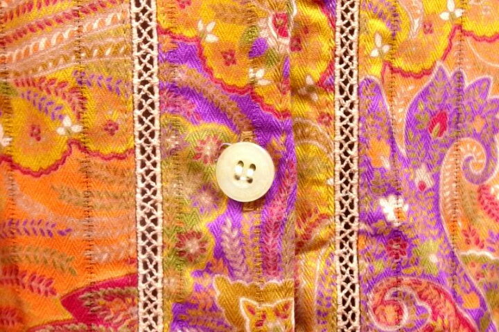 楽天市場】ETRO エトロ タグ付 ペイズリー柄 パジャマ 上下セット ・L  