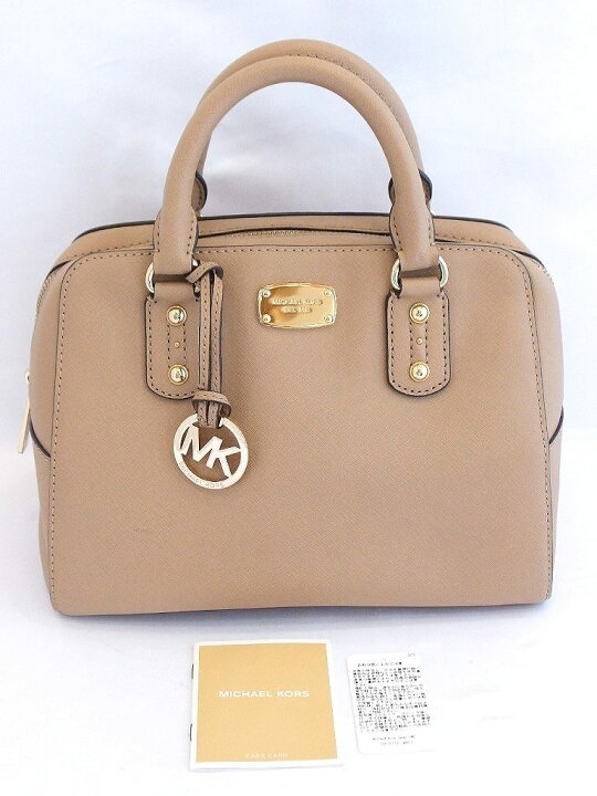 楽天市場】【中古】MICHAEL KORS マイケルコース ミニボストンバッグ  