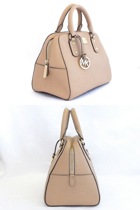 楽天市場】【中古】MICHAEL KORS マイケルコース ミニボストンバッグ 