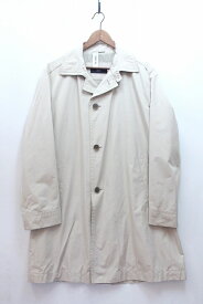 【中古】HUGO BOSS ヒューゴボス ステンカラーコート ベージュ メンズ ・IT50 ベージュ