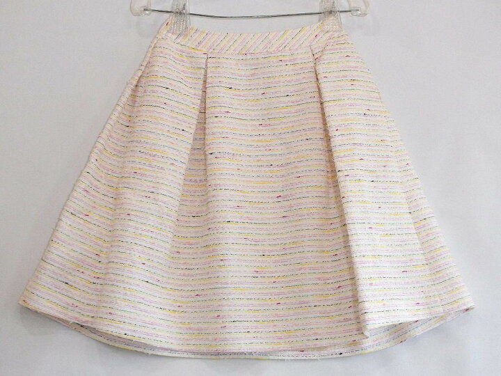 楽天市場】【中古】Rene ルネ ツイード フレアスカート ひざ丈  