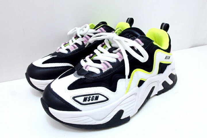 楽天市場】【中古】MSGM エムエスジーエム ダッドスニーカー 