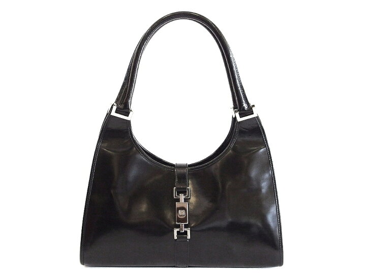楽天市場】【中古】GUCCI グッチ ジャッキー 光沢 スムースレザー 