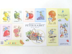 【記念切手シール】ピーターラビットTM　21年グリーティング 84円×10枚【送料：定型110円】 kz5004220634