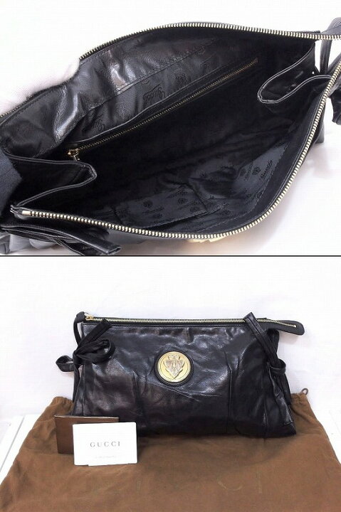 楽天市場】【中古】GUCCI グッチ ヒステリア レザークラッチバッグ  