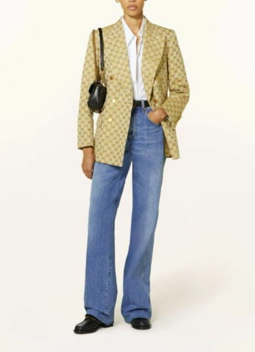 楽天市場】GUCCI グッチ 【現行タグ】ウォッシュド デニムフレアパンツ  