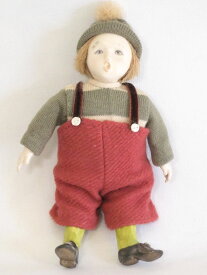 【中古】 アンティーク　ビスクドール 西洋人形　男の子/ニット帽 ow5014224371