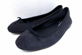 repetto レペット スエード フラット バレエシューズ 23.5cm相当 ・37 アッシュブラック kz5024229032