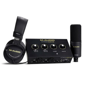 M-AUDIO M-Track Duo HD �I�[�f�B�I�C���^�[�t�F�C�X USB-C�Ή� 24bit�E192kHz 2�C��2�A�E�g(XLR/TRS�Ή�) ���R�[�f�B���O�E�z�M�E�|�b�h�L���X�g�Ή� �\�t�g�E�F�A�X�C�[�g�t��
