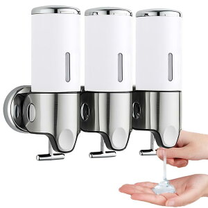 Yuehuam�y�l�ߑւ��ȒP�z3�Z�b�g �\�[�v�f�B�X�y���T�[ �Ǌ|���^�C�v �V�����v�[ �R���f�B�V���i�[ �{�f�B�\�[�v�p 500ml×3�� ����~�ߕt�� ����� �o�X���[�� �L�b�`�� �Ɩ��p �z�e���� ��