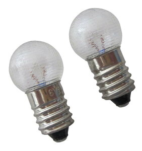サギサカ(SAGISAKA) 自転車用 電球 替球 6V 2.4W ネジ式 2個入り 13301