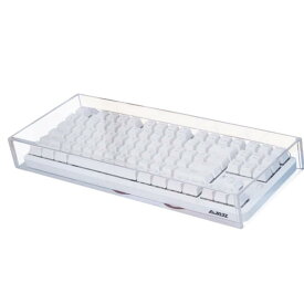 ateena キーボード カバー パソコン ほこり対策 カバー キーボードブリッジ アクリル クリア