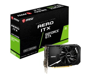 MSI �O���t�B�b�N�X�{�[�h GeForce GTX 1650 D6 AERO ITX V1 VD8132