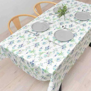 �X�^�C���f�R�[��(STYLE Decor) �e�[�u���N���X ���~�l�[�g �r�j�[�� �h�� �k�� ������� 140cm×180cm �{�^�j�J���u�[�P W4800710