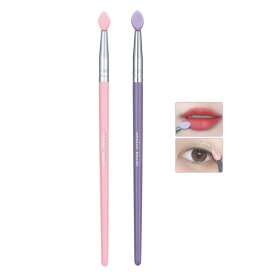 UNYOKE シリコーンリップブラシ、フラットリップマスクブラシ、口紅ブレンディングブラシ、アイシャドウブラシ、ポータブル多機能リップメイクブラシ