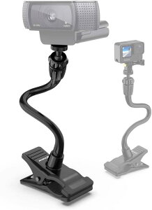 Smatree Web�J���� �X�^���h C930s Pro/StreamCam C980/C922n/C920sn/eMeet C960 �J���� �A�[�� �CHero�p 10/9/8/7/MAX�� �N�����v�}�E���g�A�t���L�V�u���z���_�[�X�^���h
