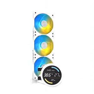 �y�X���[�����{�zE360 PRO�b360mm ��̌^����CPU�N�[���[ LCD�f�B�X�v���C ARGB Intel LGA115x/1200/1700/1851�EAMD AM4/AM5�Ή��i�z���C�g�j