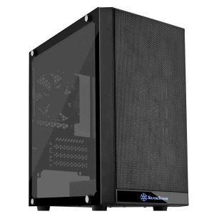 Silver Stone Silverstone �yPrecision �V���[�Y�z�����K���X���̗p�����~�h���G���hMicro�P�[�X SST-PS15B-G �u���b�N