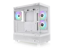 Thermaltake View 270 Plus TG ARGB Snow 120mm ARGB�t�@�� 3��� �s���[���X �~�h���^���[ ATX PC�P�[�X CA-1Y7-00M6WN-01 CS9160