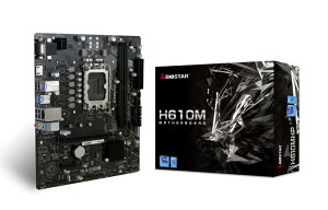 BIOSTAR Intel H610�`�b�v�Z�b�g����MicroATX�}�U�[�{�[�h PCIe 4.0�Ή��AHDMI�ED-Sub 15pin���� [ H610MHP ]