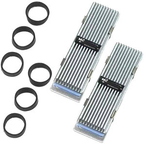 �I�[�f�B�I�t�@�� M.2 �q�[�g�V���N 2���� (2280 M.2 SSD�ɓK��) PC PS5 �X���� �v�� SSD�Ή� 22x70x3mm�A���~�j�E�����S�́A���M�ڒ��V�[�g�t��