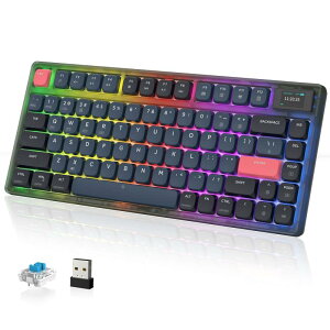AJAZZ AK832 ���^���J�j�J���L�[�{�[�h ���C�����XBT5.0/2.4G/�L���ڑ� �Â��ȑŌ��� �L�[�{�[�h - �Z���݌v�c