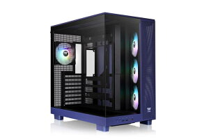 Thermaltake View 380 XL TG ARGB Black 120mm ARGB�t�@�� 4��� �s���[���X �~�h���^���[ ATX PC�P�[�X �u���b�N