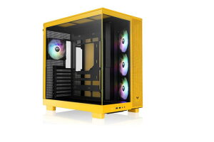 Thermaltake View 380 XL TG ARGB Black 120mm ARGB�t�@�� 4��� �s���[���X �~�h���^���[ ATX PC�P�[�X �u���b�N