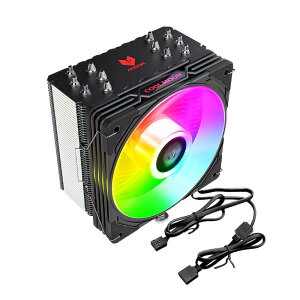 �y�X���[�����{�zAS600 120mm LED ARGB 5v 3pin ��� �T�C�h�t���[ CPU�N�[���[ LGA1700�Ή� AM5�Ή� 4pin PWM �t�@������ �q�[�g�p�C�v6�{