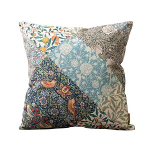 Jubilee �N�b�V�����J�o�[ �R�b�g�����l�� �E�B���A�������X�� Patchwork 45x45cm ���ʃv�����g �W�b�p�[�t��