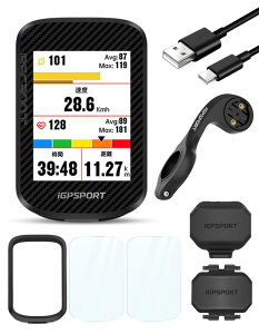 iGPSPORT BSC300T �T�C�N���R���s���[�^ �T�C�R�� �^�b�`�X�N���[������ ���]�� �i�r GPS���� �n�}�\�� �R�[�X�O��x�� 2.4�C���` �J���[�f�B�X�v���C �T�C�N���R���s���[�^�[ 32GB ��e�ʃ������[