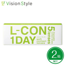 エルコンワンデー（2箱セット）1日使い捨て 1day L-CON ソフトコンタクトレンズ【LINEでクーポン配布中】