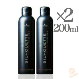 [2本SET] シュワルツコフ シルエット ヘアゼリー 200mL (Schwarzkopf SILHOUETTE ヘアスタイル ヘアアレンジ ヘアメイク すっとなじむ しっかり固定 強いセット力 サロン専売品 )