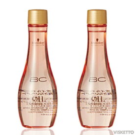 [2本SET]シュワルツコフ BCオイル イノセンス ローズオイル セラム 100ml ( OIL rose INNOSENSE Schwarzkopf seram サロン専売 BF ヘアケア 美容 ピンク )
