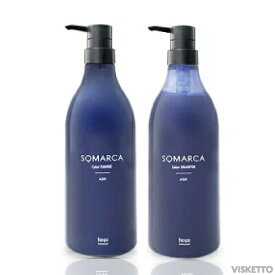 [SET] ホーユー ソマルカ カラーシャンプー＆チャージ アッシュ 770ml / 750g (hoyu SOMARUCA color shampoo treatment ash カラーケア 業務用 やさしい いたわる サロン 美容室)