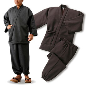 日本製タクティウォーム裏起毛作務衣（36269） 紳士 メンズ さむえ ルームウェア 上下セット 室内着 和服【送料無料】