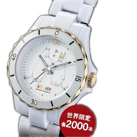 ムーミン生誕70周年腕時計 ダイヤモンド・ホワイトセラミックウォッチ【送料無料】
