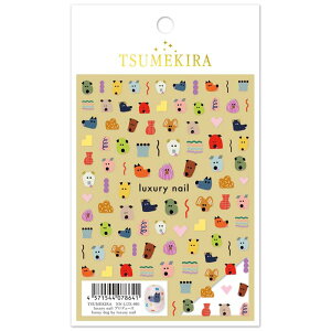 TSUMEKIRA(�c���L��) �l�C���V�[�� luxury nail�v���f���[�X funny dog by luxury nail NN-LUX-001 �� ���킢�� ���������i���ʗX�ցj