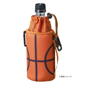 セトクラフト ペットボトルホルダー 保冷剤付き バスケットボール F23-0393 500ml缶対応 500mlペットボトル対応 ペットボトルケース ペットボトルカバー