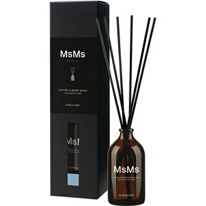 【SG】 芳香剤(リードディフューザー) ムースムース シプレ&ホワイトムスク 90ml/日本製 sangoaroma