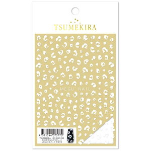 TSUMEKIRA(cL) lCV[ MEGU NAIL vf[X MEGUIp[h WHITE zCg qE NN-MGN-001  Ȃ₩ i iʗXցj