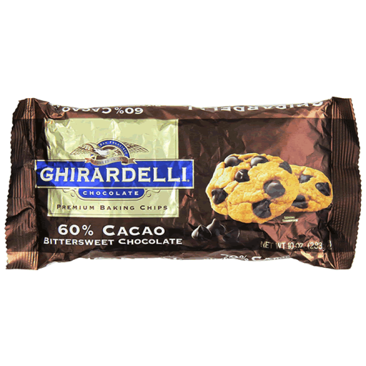 楽天市場 ギラデリ プレミアム ベーキングチップス ココア60 ビタースイートチョコレート2g ３袋ghirardelli社製 クッキー作りやホット チョコレート作りにも 丁度良い大きさと甘さなので おツマミにも サンフランシスコで1852年創業老舗チョコメーカー 米国サプリ
