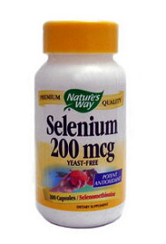 セレニウム（セレン） 100カプセル美容、クレンジング、健康維持にお助けミネラル♪たっぷり100日分 Nature's Way / ネイチャーズウェイ