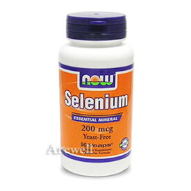 【即納】 現代人に欠かせない必須ミネラル！★日本人に不足しがちな必須ミネラル「セレン」！セレニウム 200mcg 90カプセルnow foods（ナウフーズ社）