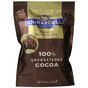 ギラデリ チョコレート プレミアム ベーキング 100％無糖ココア 227g <br>Ghirardelli社製 無糖100ココア<br>非アルカリ化ココアパウダーだからコクが違う<br>素早く溶けてダマになりにくいのも◎<br>サンフランシスコで1852年創業老舗チョコメーカー
