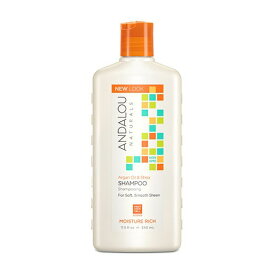 アンダルー・ナチュラルズ（ANDALOU NATURALS） ASOモイスチャーリッチシャンプー 340ml健康的な髪に必要なアミノ酸をはじめ、フルーツ幹細胞エキス、アルガンオイルなどが髪の乾燥やダメージを補修しながら潤いを与えます。オレンジベースのスイートな香りのシャンプー