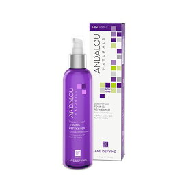 アンダルー・ナチュラルズ（ANDALOU NATURALS） エイジ ディファイング ブロッサム＆リーフ トーニングリフレッシャー 178mlフルーツ幹細胞エキスをブレンドしたスプレー化粧水トナー。潤いを与え、肌のバランスを整えます。フェイスケア、スキンケア。顔、首に