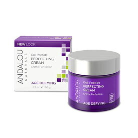 アンダルー・ナチュラルズ（ANDALOU NATURALS） エイジ ディファイング デイクリーム 50ml植物由来成分とフルーツ幹細胞エキスをブレンド。昼用クリーム。ゴジベリー、 レスベラトロール、コエンザイムQ10とヒアルロン酸でお肌に潤いとハリ。スキンケア。顔、首に