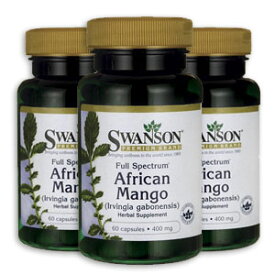 アフリカンマンゴで、ウエスト−3cm減！アフリカンマンゴ1粒に400mg 60粒×3本セット気になるLDLコレステロールや中性脂肪にも！